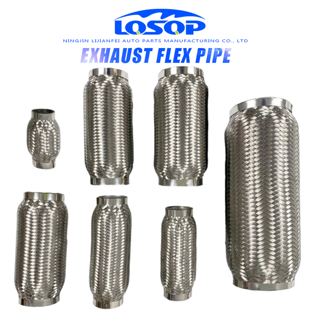 Car Exhaust Flexible Pipe with Inner Braid Flexible Exhaust Pipe