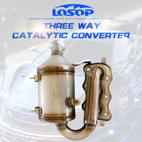 Honeycomb Ceramic Support Catalytic Converter for Benz Spark