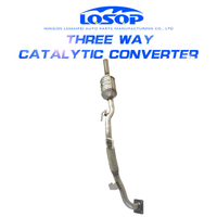 Automotive exhaust system catalytic converter for Volkswagen Pineapple 1.4