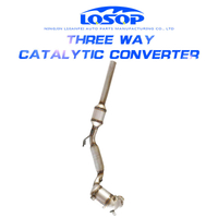 Automotive exhaust system catalytic converter for Volkswagen Golf 7 