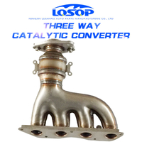 Honeycomb Ceramic Carrier Catalytic Converter for Haima Mazda2