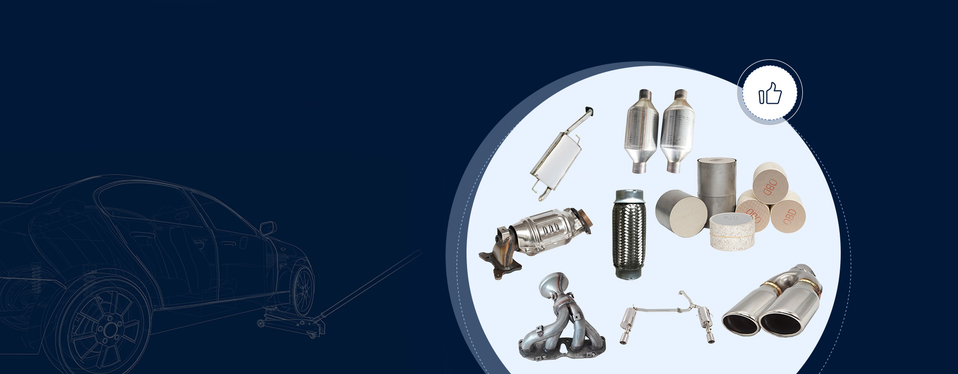 Professional manufacturer of car exhaust systems, including catalytic converters, mufflers, and exhaust pipes. Offering a comprehensive range of auto exhaust parts for your vehicle needs