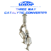 Automotive exhaust system catalytic converter for Volkswagen Touareg 3.2