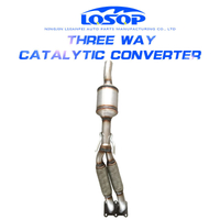 High flow catalytic converter for Volkswagen Pentium B50