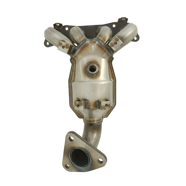 Automotive exhaust manifold catalytic converter for the Lifan X60